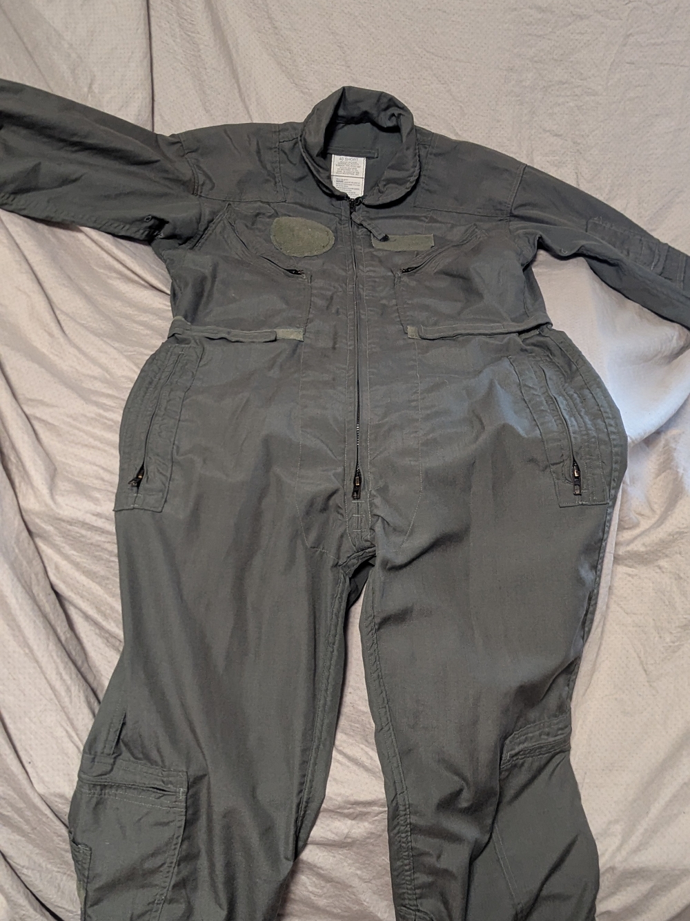 Equa Industries, Inc. Vintage Fire-Resistant Flyer Coveralls 40 Short